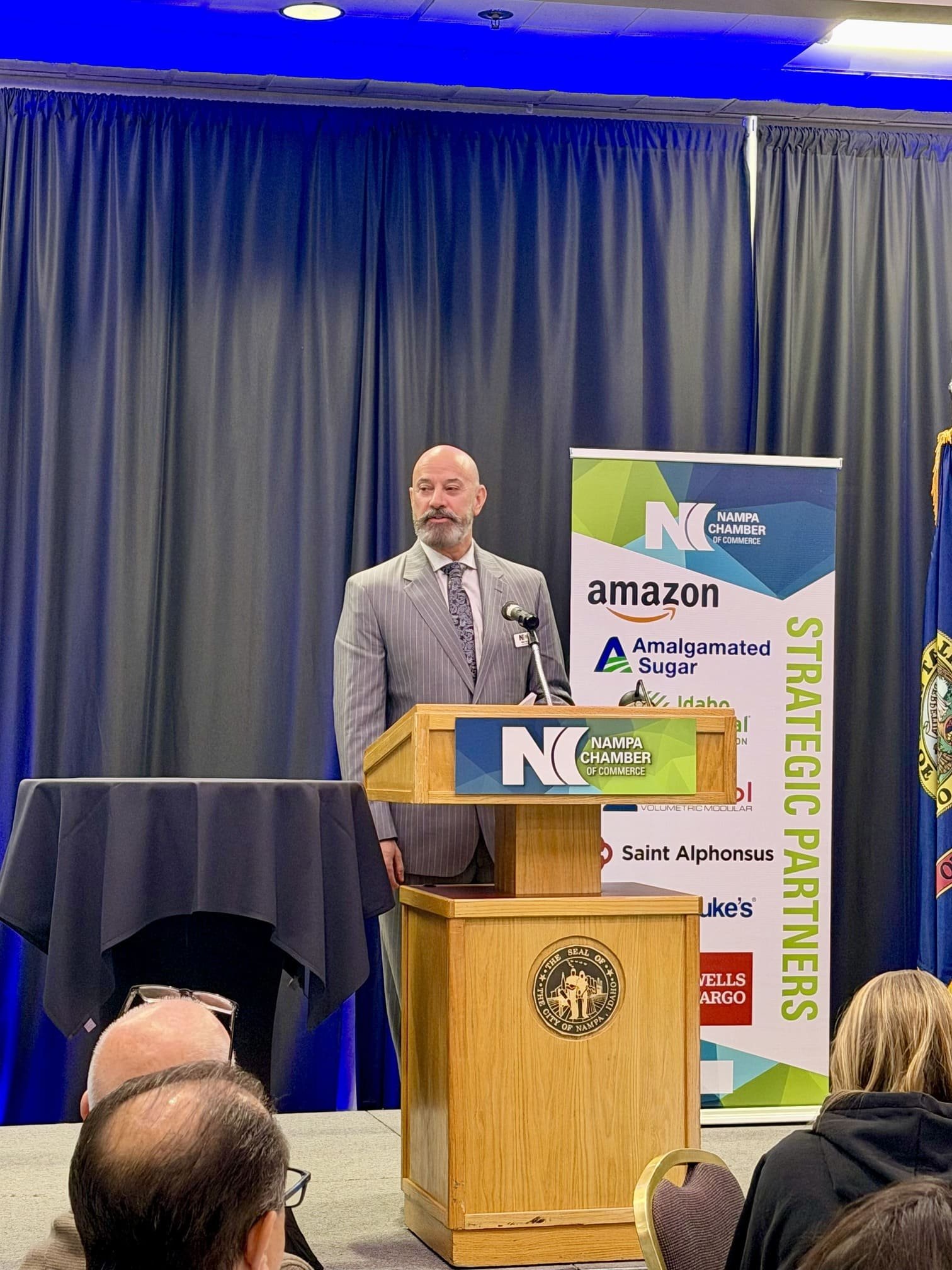 Mike Peña at CWI commencement